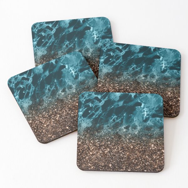 Item preview, Bronze and Turquoise Marble, bronze and aqua teal blue color together, love it. designed and sold by Orianah.
