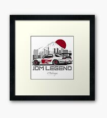 RX7. JDM Legende Gerahmtes Wandbild