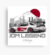 RX7. JDM Legend Canvas Print