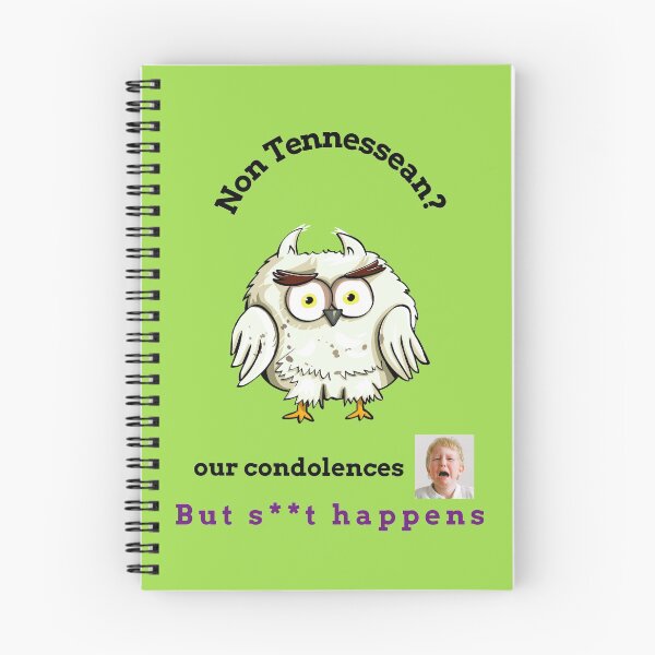 Item preview, "Condolences to non Tennesseans"  (owl) designed and sold by skoumpourdides.