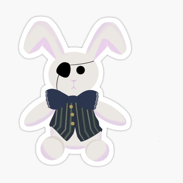 Black Butler Plush Bunny Sticker Sticker