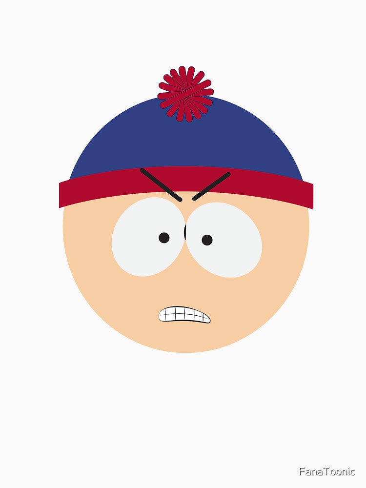 South Park Stan Marsh Angry Face T Shirt For Sale By Fanatoonic