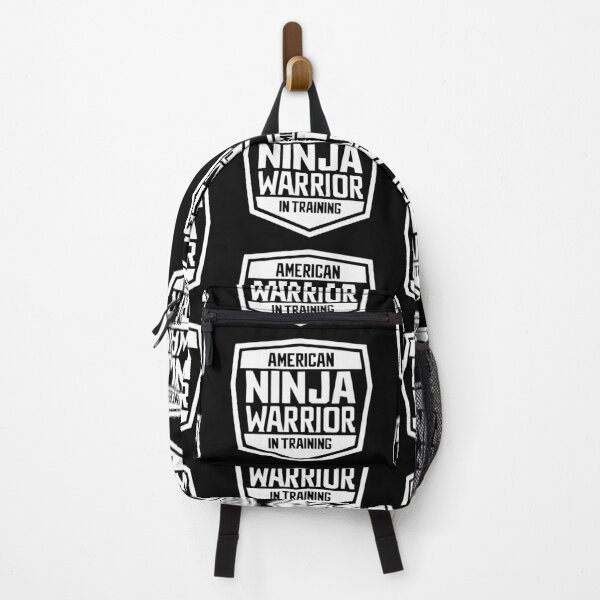 Vista previa del artículo con la obra «guerrero ninja americano en entrenamiento», diseñado y vendido por whatsyokidswear.