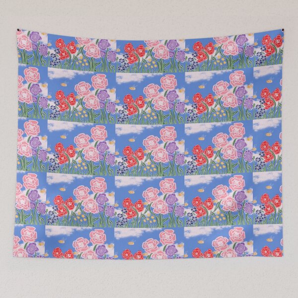 Item preview, Flower field designed and sold by lolliesonsunday.