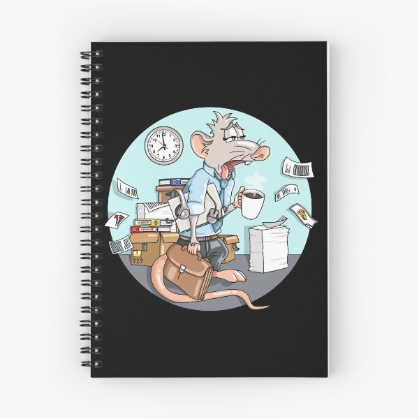 Item preview, Rat in the office exhausting job design designed and sold by ARTemyzz.