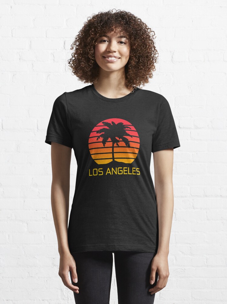  Los Angeles T-Shirt Sunset LA Tee Shirt : Clothing