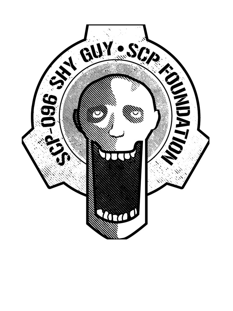  SCP-096 Shy Guy SCP Foundation T-Shirt : Clothing, Shoes &  Jewelry