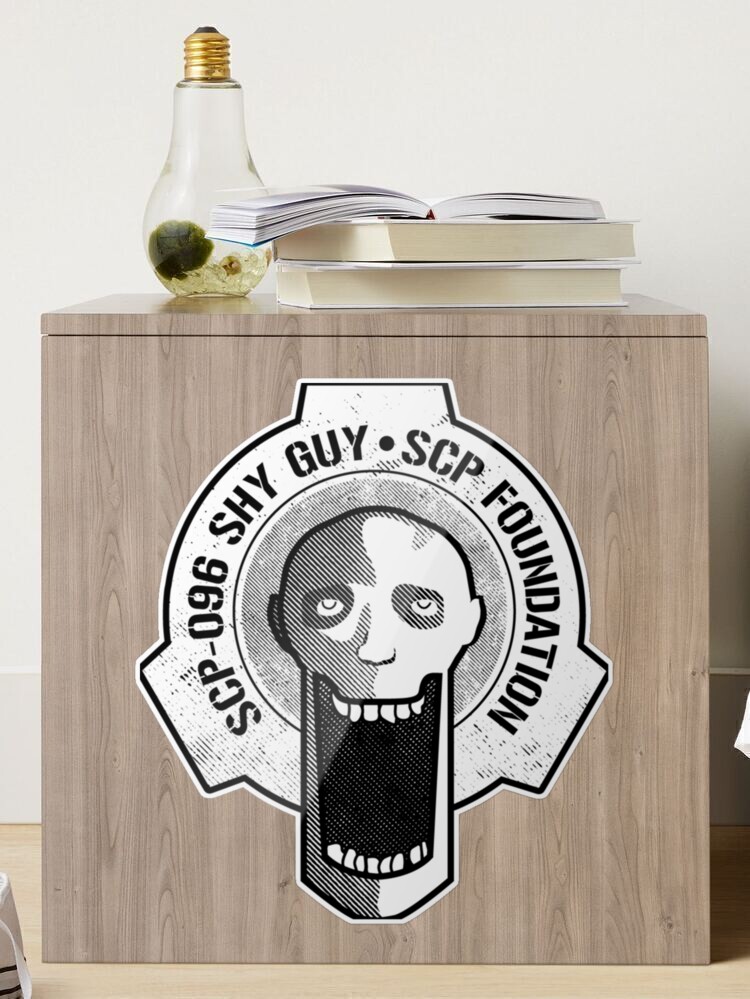 SCP-096 Shy Guy SCP Foundation Kids  Sticker for Sale by