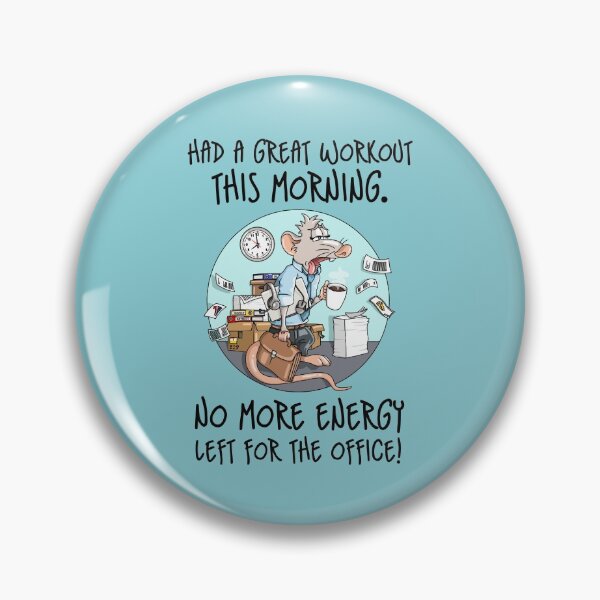 Item preview, Office mouse morning workout funny quote designed and sold by ARTemyzz.