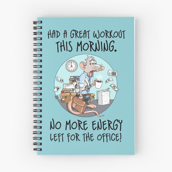 Item preview, Office mouse morning workout funny quote designed and sold by ARTemyzz.