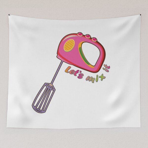 Item preview, Hand Mixer, let’s mix it stickers designed and sold by Docartdesign.