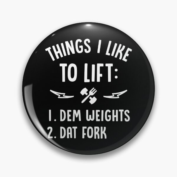 Item preview, Things I Like To Lift Dem Weights Dat Fork designed and sold by Brogress Project.