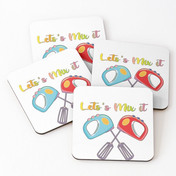 Item preview, Hand Mixer, let’s mix it sticker designed and sold by Docartdesign.