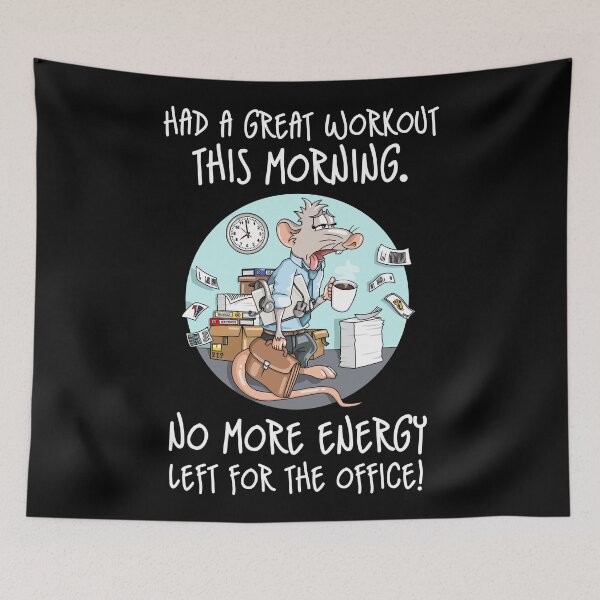 Item preview, No energy for the job home office funny mouse designed and sold by ARTemyzz.