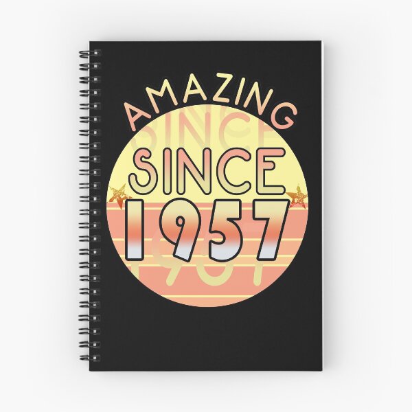 Item preview, Amazing since 1957 // Sunset Birthday Design designed and sold by PGPshop.