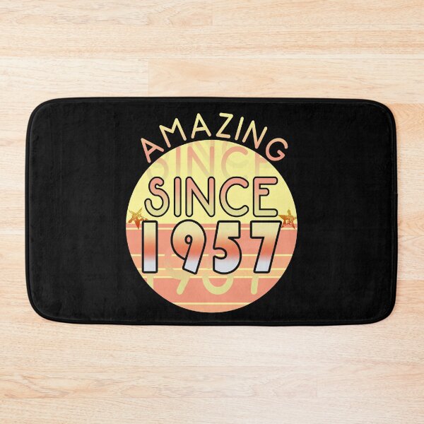 Item preview, Amazing since 1957 // Sunset Birthday Design designed and sold by PGPshop.