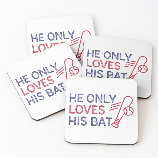 Item preview, He only Loves his Bat  designed and sold by csoDesign.