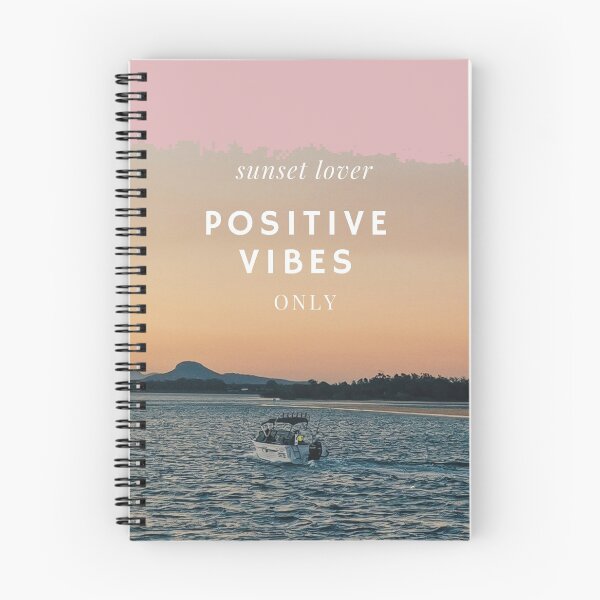 Item preview, Positive Vibes only for Sunset lover | Sunshine Coast Vibes | Colorful sunset | River and Sunset designed and sold by Manoondaly.