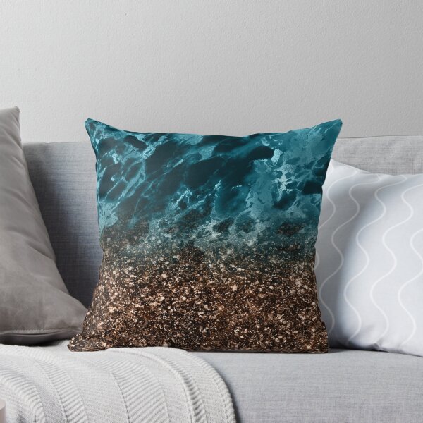 Item preview, Bronze and Turquoise Marble, bronze and aqua teal blue color together, love it. designed and sold by Orianah.