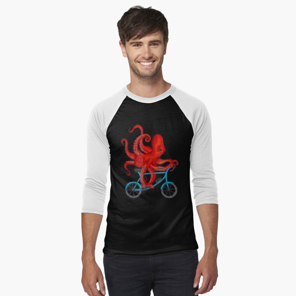 Item preview, Baseball ¾ Sleeve T-Shirt designed and sold by KittyNikolaus.