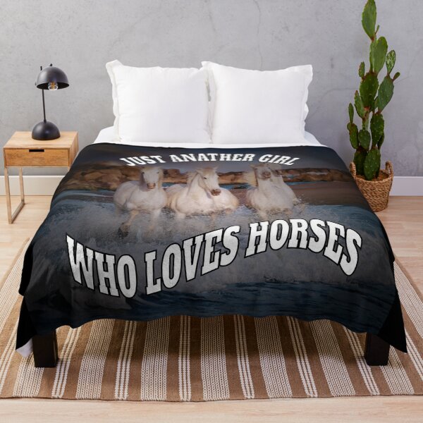 Item preview, JUST A GIRL WHO LOVES HORSES designed and sold by ADAMYASS.