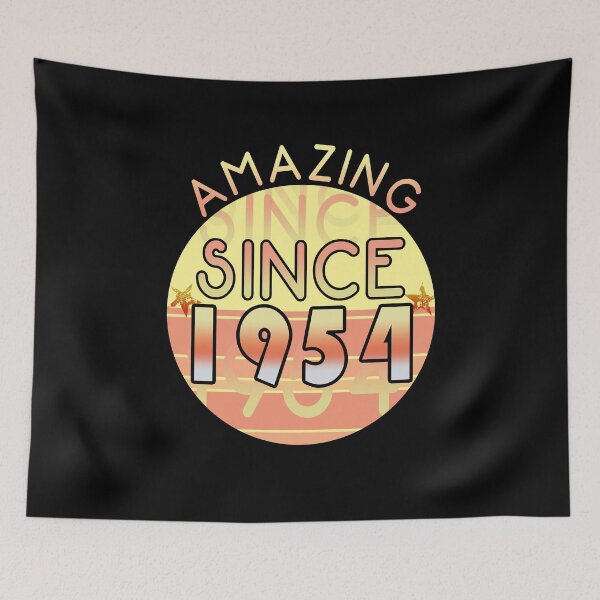 Item preview, Amazing since 1954 // Sunset Birthday Design designed and sold by PGPshop.