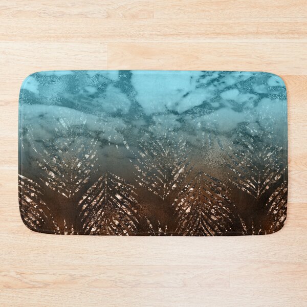 Item preview, Bronze and Turquoise Marble, bronze and aqua teal blue color together, love it. designed and sold by Orianah.