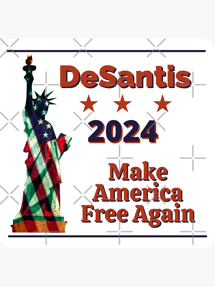 "DeSantis 2024 MAFA" Sticker for Sale by SmartTShirtTime Redbubble