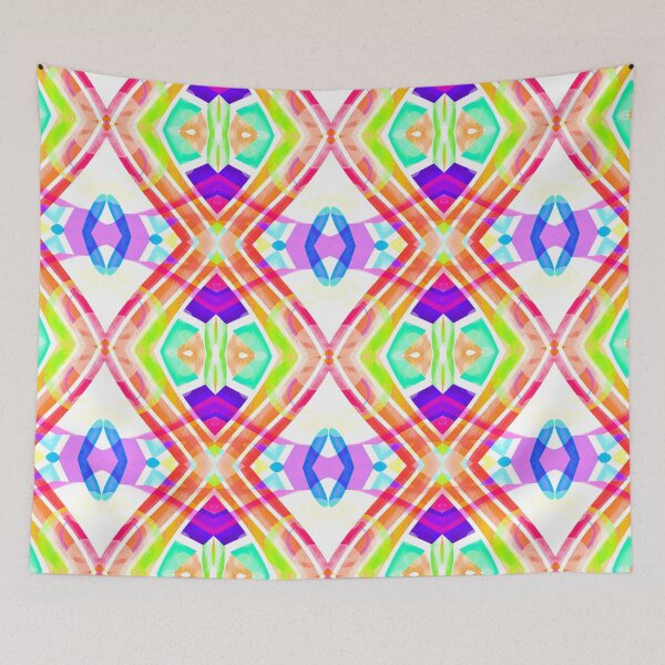 Item preview, Kaleidoscope bright colour pattern designed and sold by Delicarte.