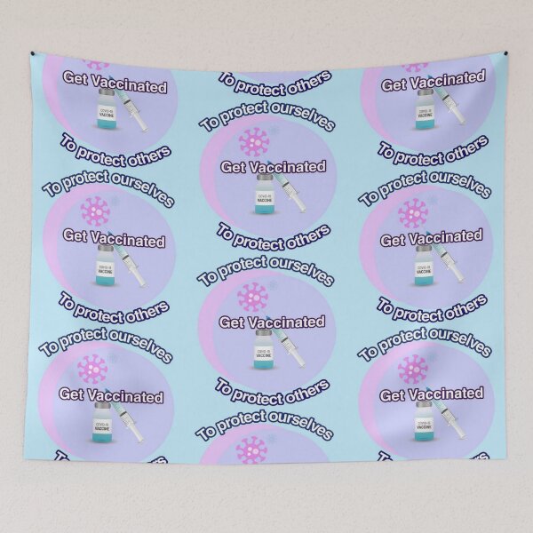 Item preview, Get Vaccinated protect everyone designed and sold by Drawourdestiny ..