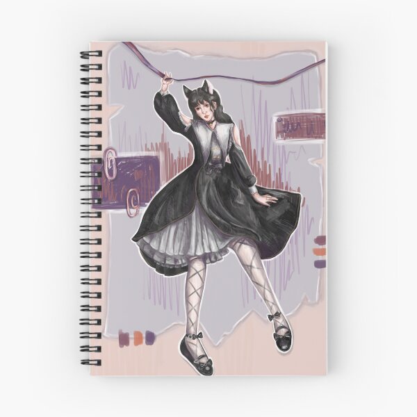 Item preview, Cute asian girl with cat's ears in cute loli dress designed and sold by darkmoonlight-.