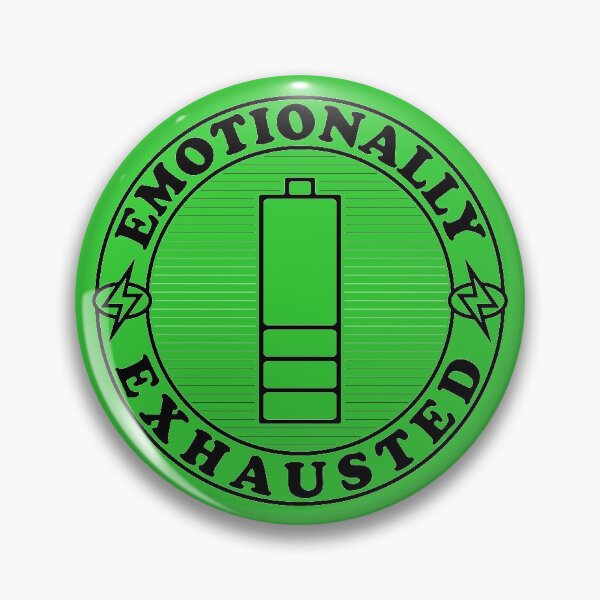 Item preview, Emotionally Exhausted - Mental Health Awareness 2024 designed and sold by DrawingBoard.