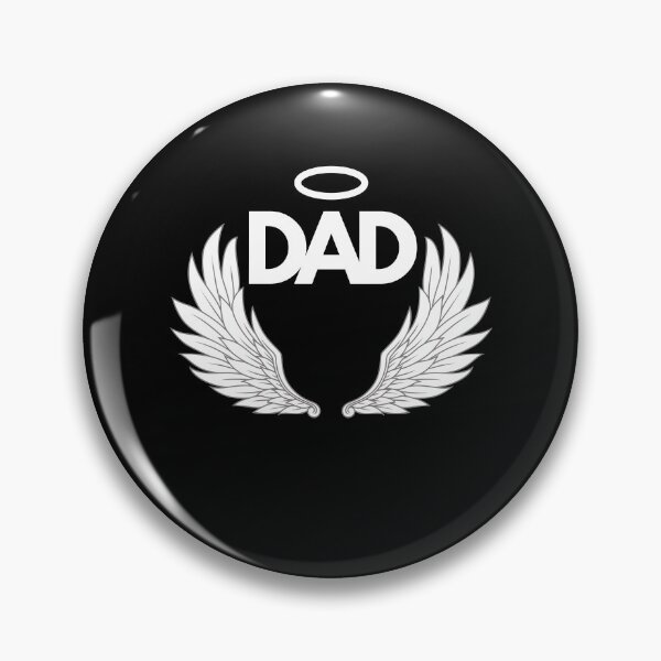 Item preview,  Angel Dad Guardian Angel Unique typography designed and sold by sinceanna.