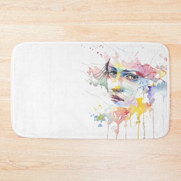 Item preview, Watercolor painting of a woman designed and sold by Zanimations.
