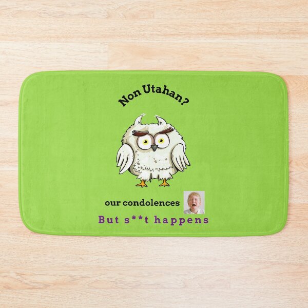 Item preview, "Condolences to non Utahans"  (owl) designed and sold by skoumpourdides.
