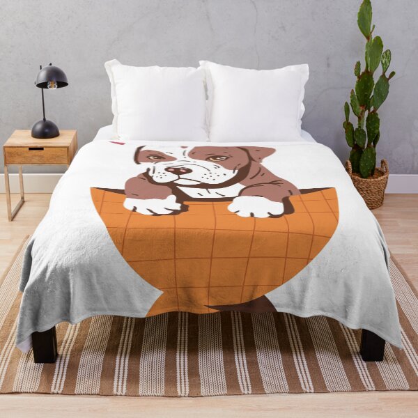 Item preview, Hand drawn cute Pitbull with heart designed and sold by zaher97.