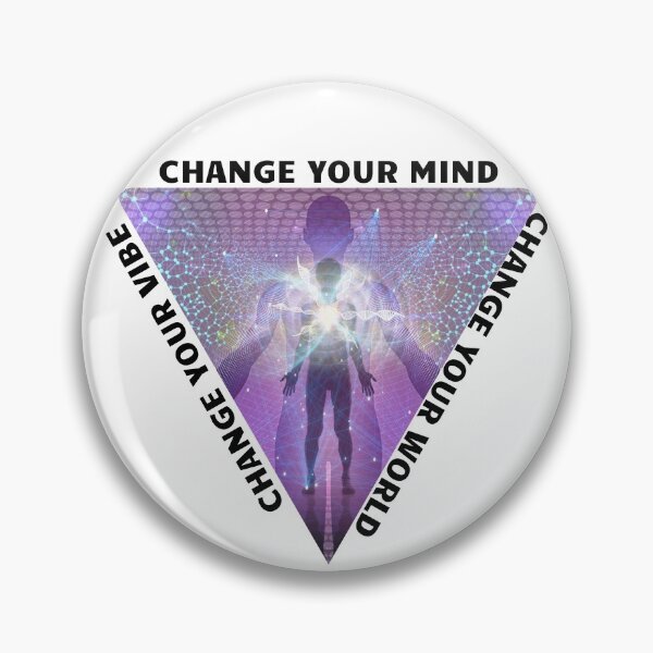 Item preview, Triangle Change Your Mind, Change Your Vibe, Change Your World | Smart Successful Stoner | We Are The Universe designed and sold by AlfaEcho.
