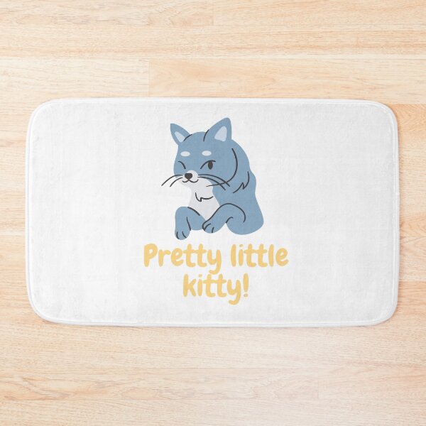 Item preview, Pretty little kitty! Cute winking blue & grey kitten. designed and sold by FoxMire.