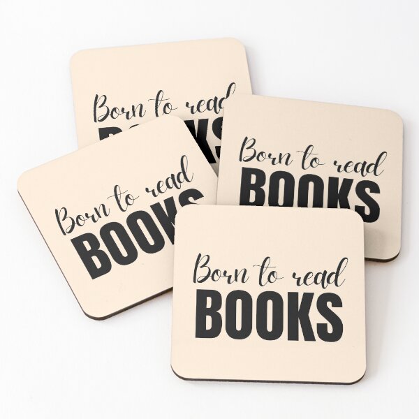 Item preview, Born To Read Books- Minimalist Typography designed and sold by Trisha Banlasan.