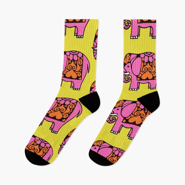 Item preview, Pink Summer Elephant designed and sold by katemargoli.