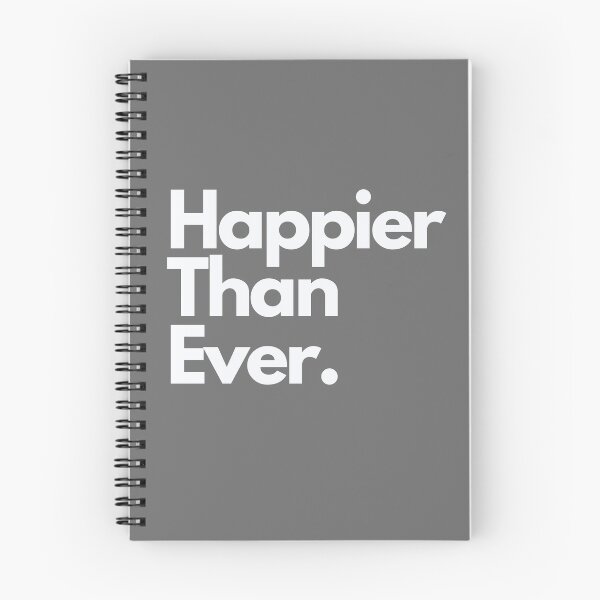 Item preview, Happier Than Ever designed and sold by rossdave.