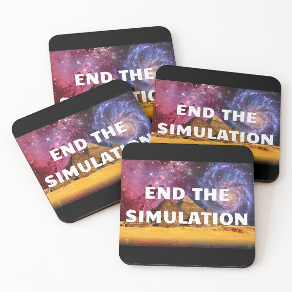Item preview, End The Simulation | Smart Successful Stoner | We Are The Universe designed and sold by AlfaEcho.