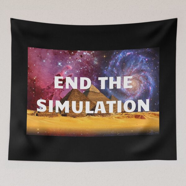 Item preview, End The Simulation | Smart Successful Stoner | We Are The Universe designed and sold by AlfaEcho.