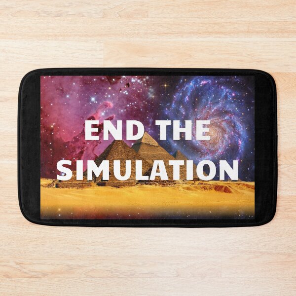 Item preview, End The Simulation | Smart Successful Stoner | We Are The Universe designed and sold by AlfaEcho.