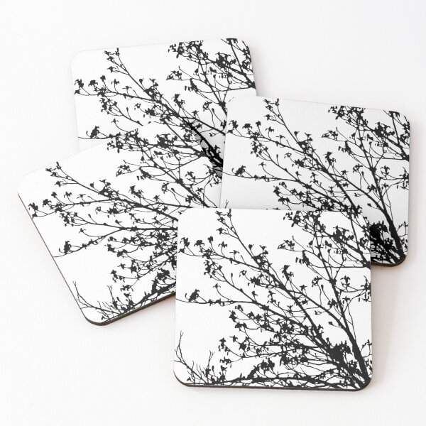 Item preview, Spring's Bloom Black On White/Transparent Background designed and sold by Rosinda.