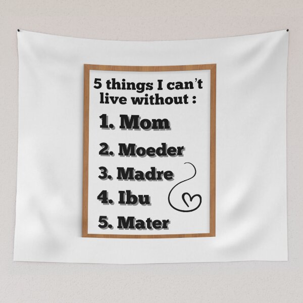 Item preview, I can’t live without Mom designed and sold by Bossmommy84.