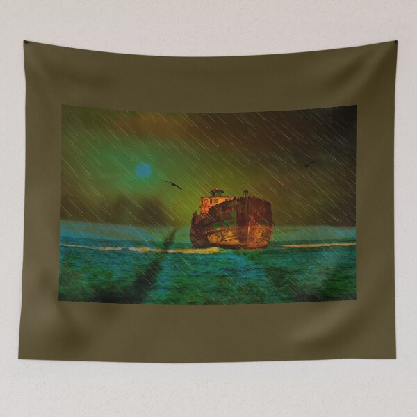 Item preview, Shipwreck On A San Andres Coral Reef designed and sold by alabca.