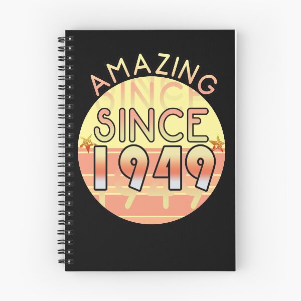 Item preview, Amazing since 1949 // Sunset Birthday Design designed and sold by PGPshop.