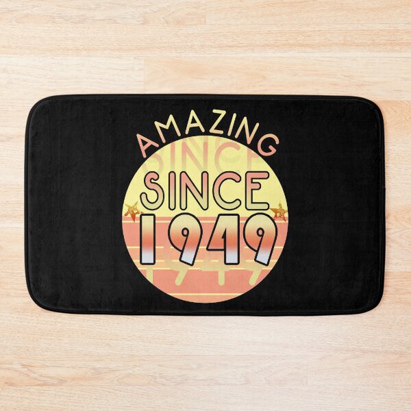 Item preview, Amazing since 1949 // Sunset Birthday Design designed and sold by PGPshop.
