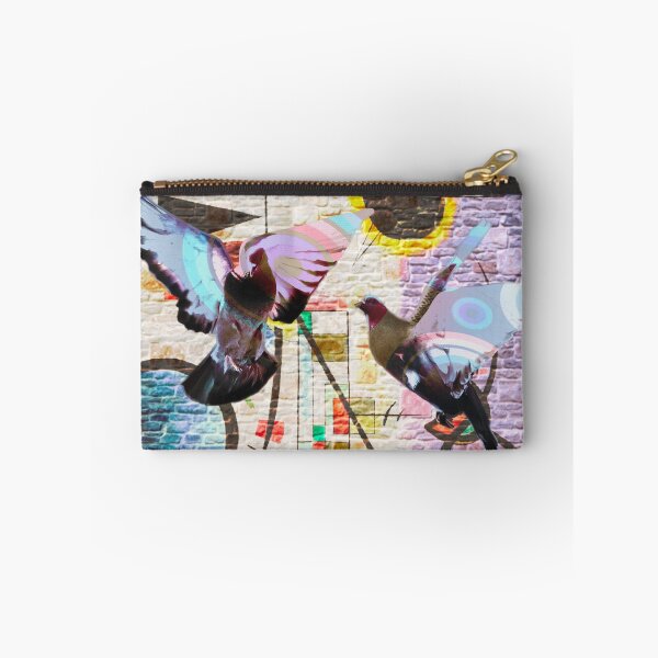 Item preview, Hippielove streetart with doves designed and sold by Elmanji.